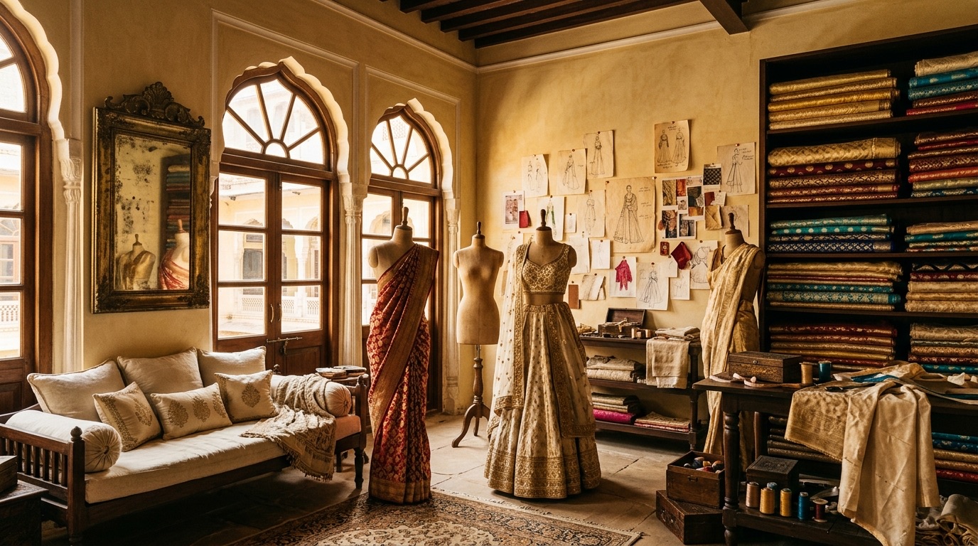 Couture atelier in Jaipur