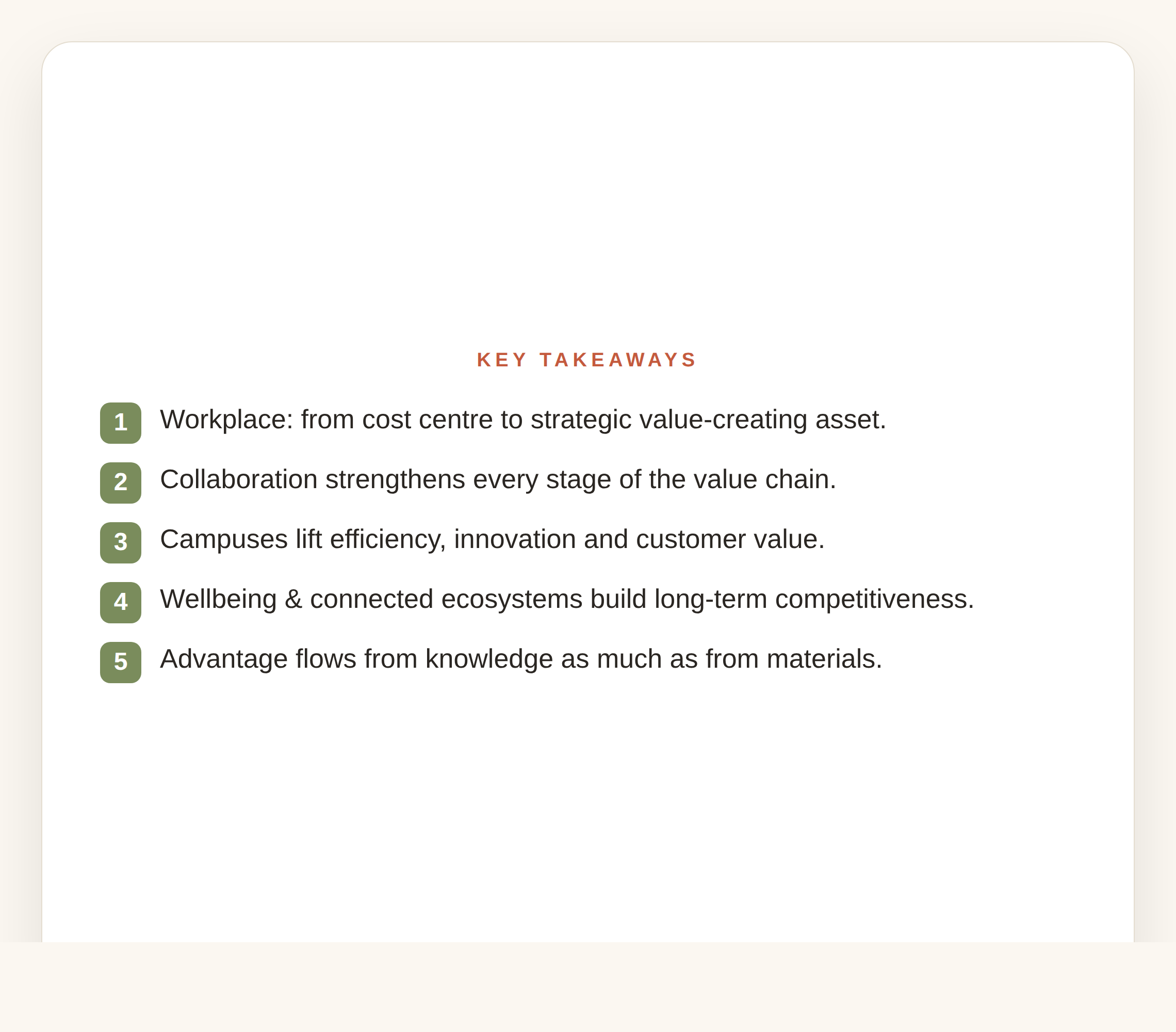 Compete through knowledge flow