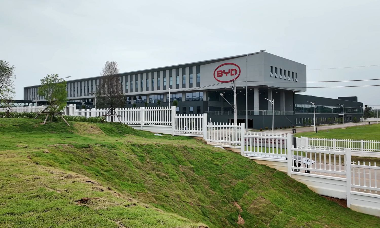 BYD Auto manufacturing plant in Rayong, Thailand