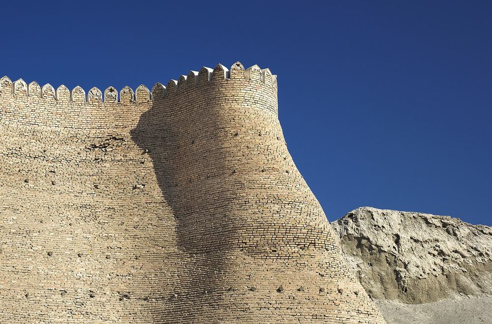 Walls of the Ark fortress, Bukhara