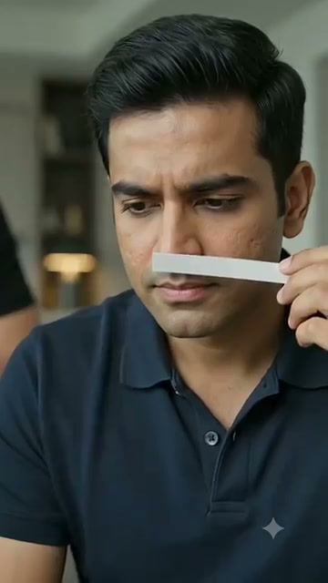 Founder smelling a blotter strip