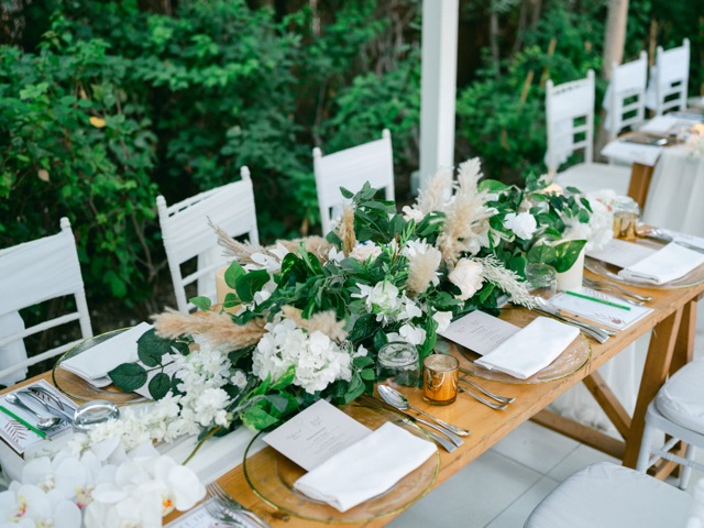 Table centrepieces example