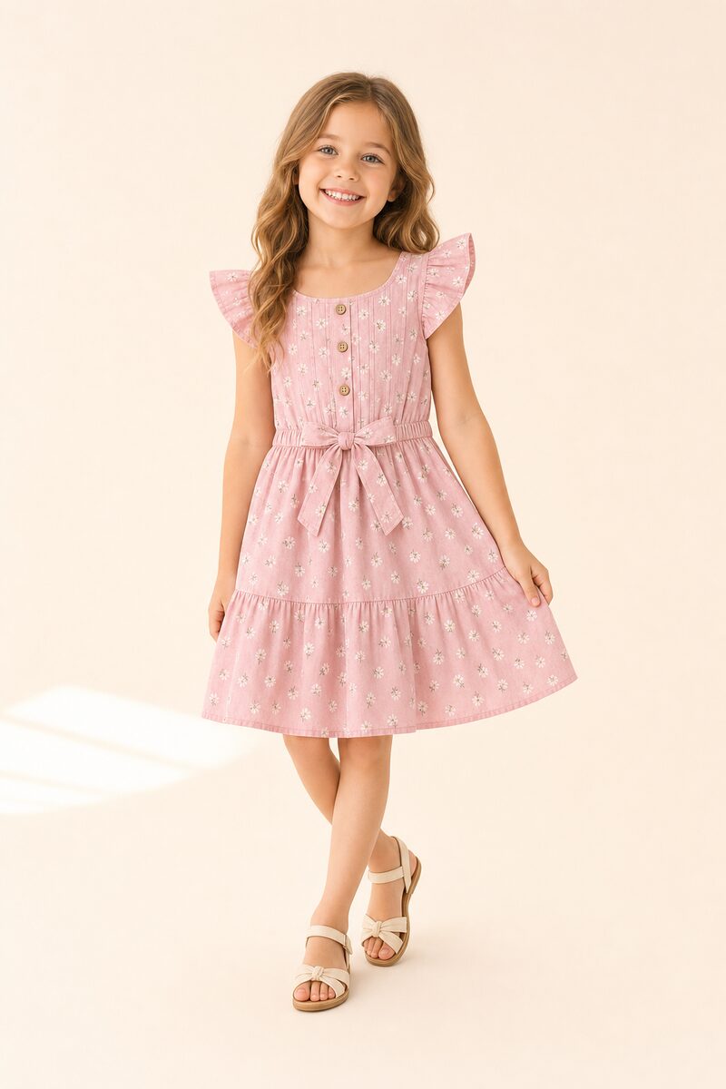 On-model dress