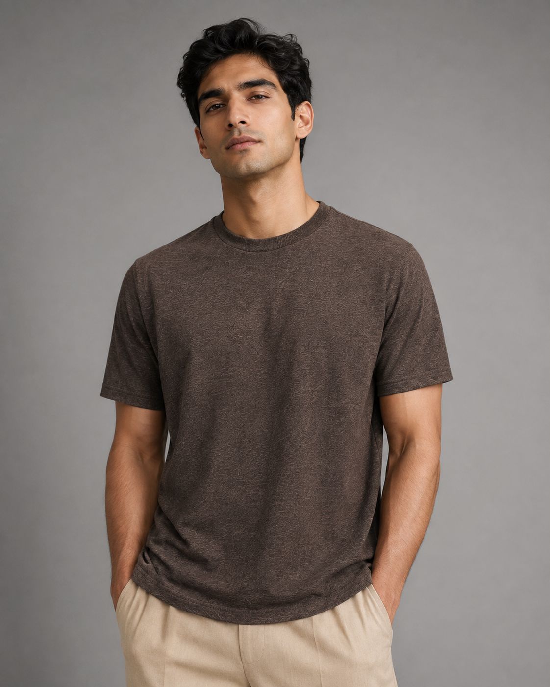 Style 2 · 60% Cotton 40% Polyester Fancy Melange 180 GSM — K.S.E. Inc. India