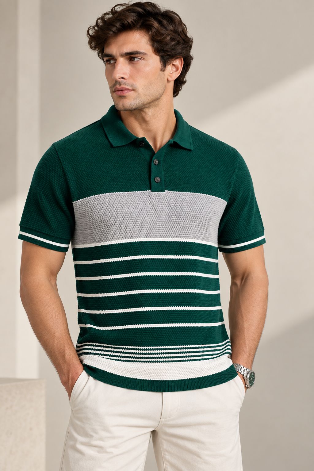 Style 22 · 52% Cotton 48% Polyester 230 GSM Popcorn — K.S.E. Inc. India