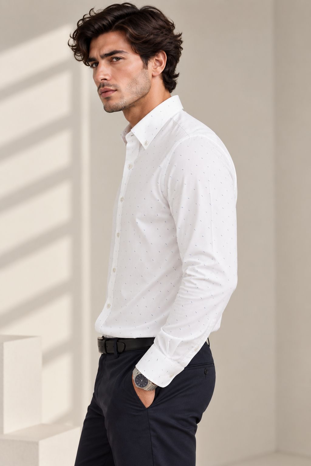Style 20 · 85% Cotton 15% Cotton Stand Pack Shirt — K.S.E. Inc. India