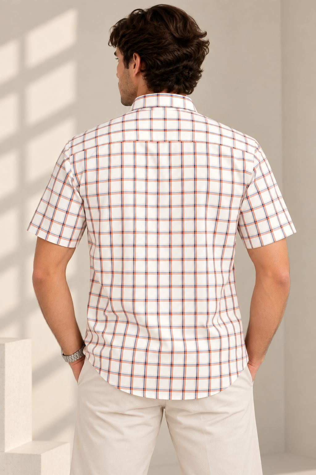Style 25 · 60% Polyester 40% Cotton Stand Pack Shirt — K.S.E. Inc. India