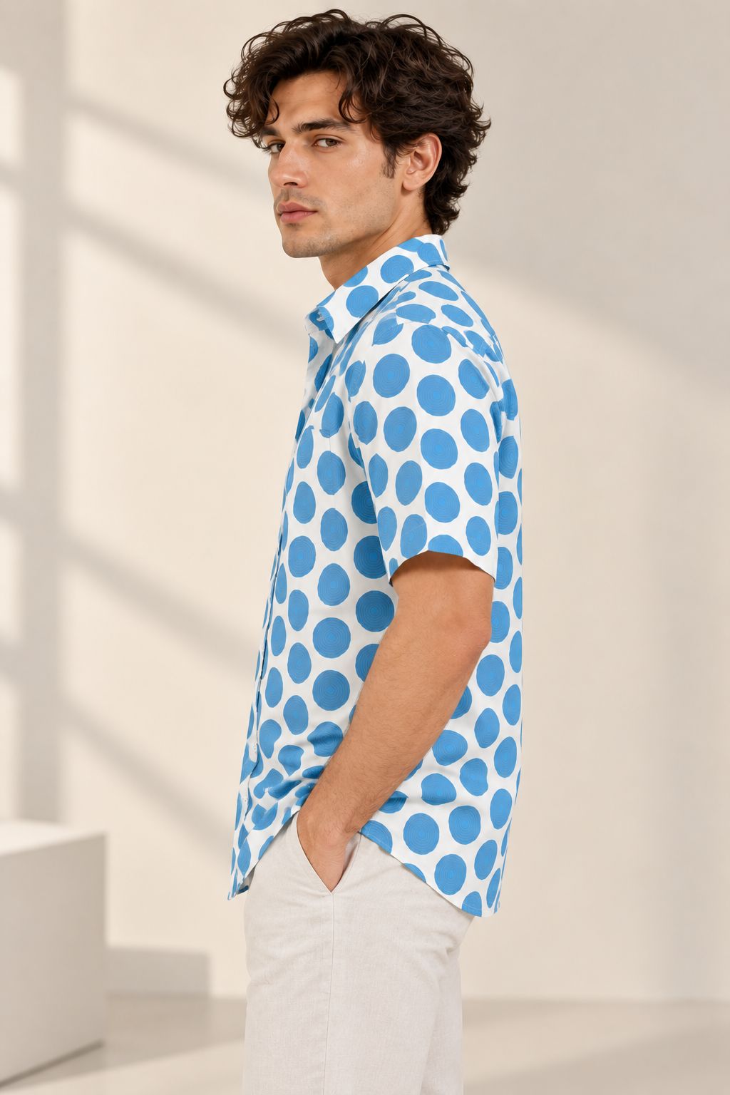 Style 44 · 100% Polyester Peach Finish Shirt — K.S.E. Inc. India