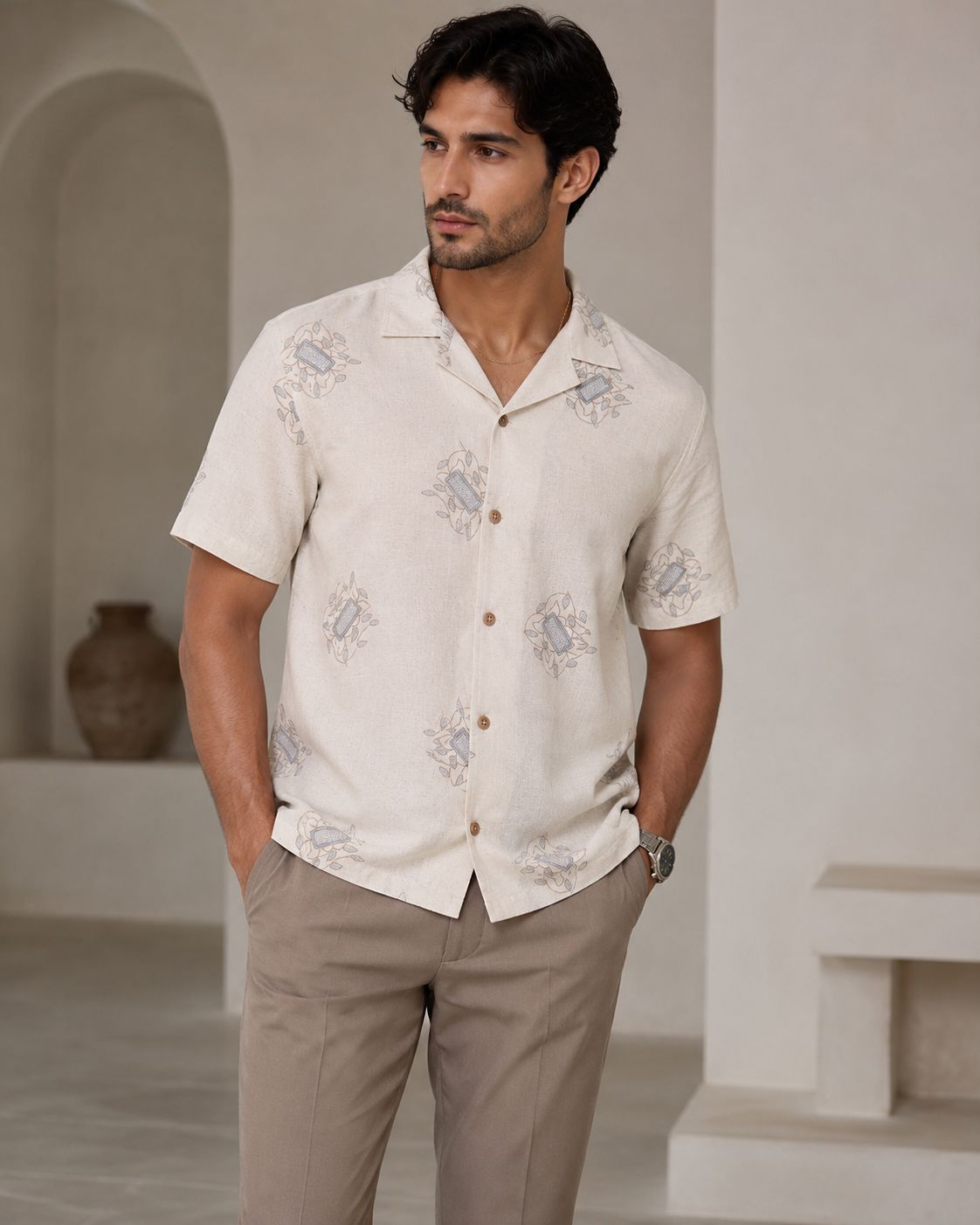 Embroidered Shirt 100% Polyester — K.S.E. Inc. India