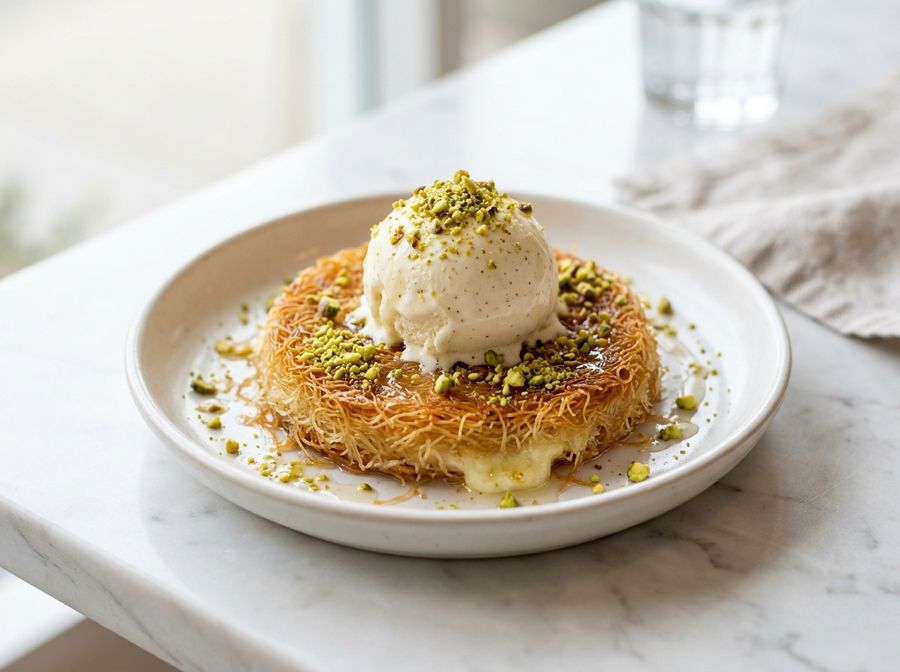 Kunafa Ice Cream